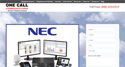 Desktop Screenshot of onecallcommunications.net